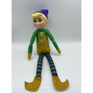 Elf Mates Toy Maker Plush‎ Doll Lumistella Company Green Purple Gold 12 inch